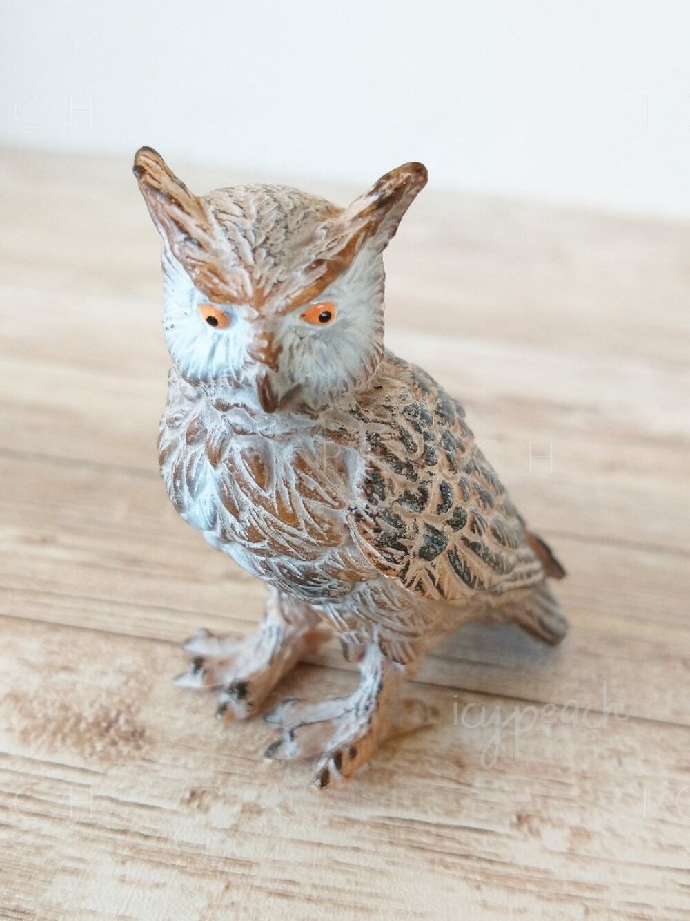 Schleich Eagle Owl Wildlife Figure 2001 Retired 14247 Avian Predator Bird Raptor